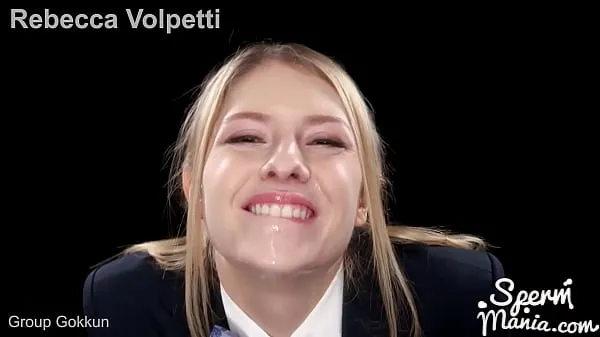 Veliki 178 Cumshots with Rebecca Volpetti najboljši posnetki