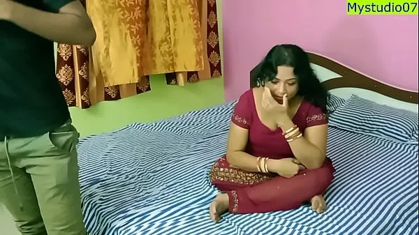Big Indian Hot xxx bhabhi having sex with small penis boy! She is not happy top Clips