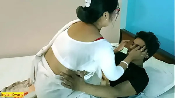 Indian sexy nurse best xxx sex in hospital !! with clear dirty Hindi audio Klip teratas besar