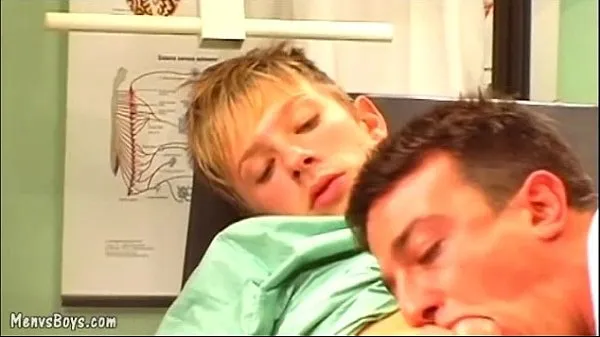Big Horny gay doc seduces an adorable blond youngster top Clips