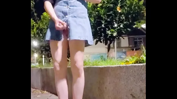 Big Pseudo-girl] Dress field hand punch top Clips