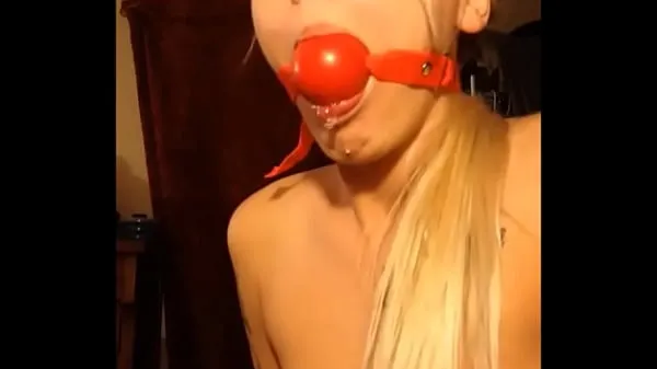 Store Blonde Girl Love To Be Gagged topklip