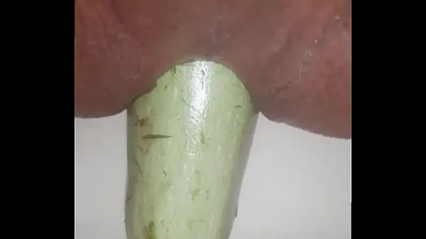 Big Gay anal zucchini top Clips