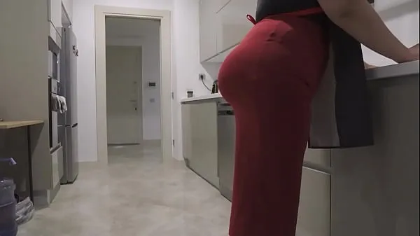 Big My big-ass stepmother got me horny again. My big-ass stepmother who came to the kitchen and cooked for me made my dick hard. Fucking big ass is my biggest dream top Clips