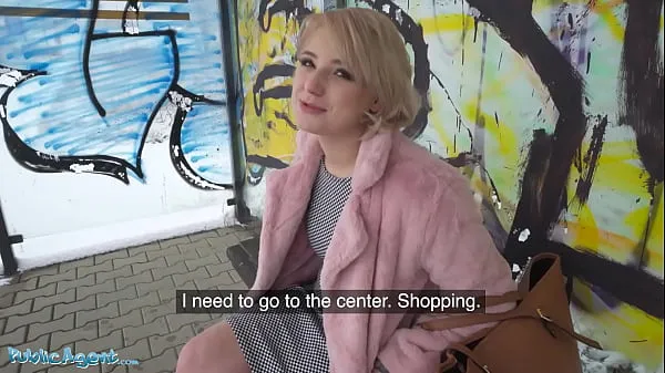 Duże Public Agent Short hair blonde amateur teen with soft natural body picked up as bus stop and fucked in a basement with her clothes on by guy with a big cock ending with facial cumshot najlepsze klipy