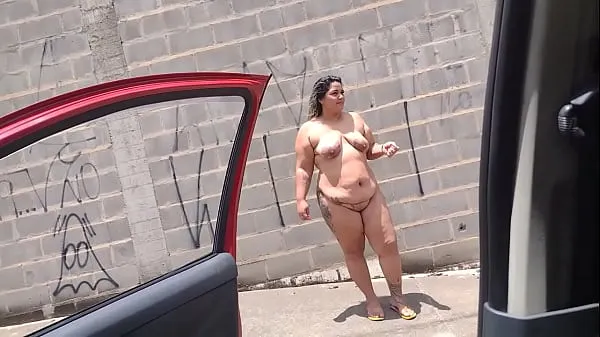 Big MARY BUTTERFLY: my husband took me for a drive in the car naked through the streets, I couldn't stand it and went outside to mess with the males top Clips