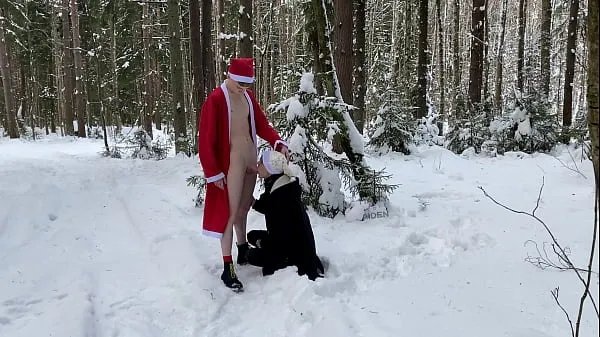 Velké Twinks Matty and Aiden naked outdoor blowjob in the winter for Christmas nejlepší klipy