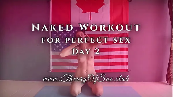 คลิปยอดนิยม Day 2. Naked workout for perfect sex. Theory of Sex CLUB คลิปยอดนิยม