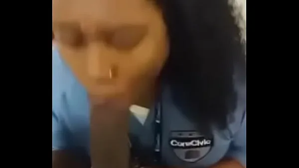 Big Correctional officer sucks BBC in inmates jail cell top Clips