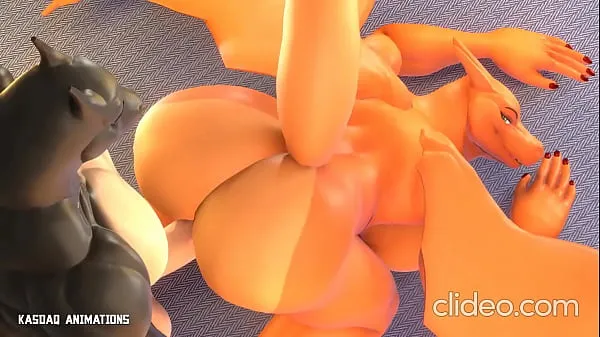 Big Sexy Charizard couple having lovely sex top Clips