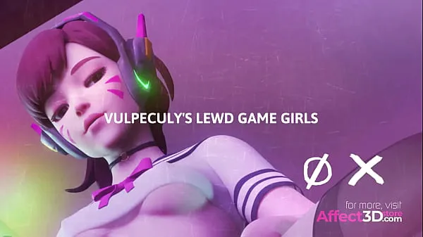 Vulpeculy's Lewd Game Girls - 3D Animation Bundle Klip teratas besar
