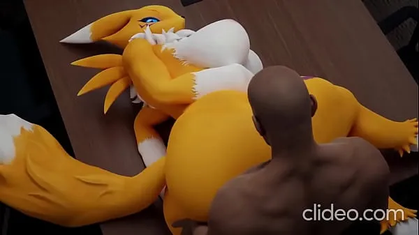 Big Renamon and her black daddy fucking in her office top Clips