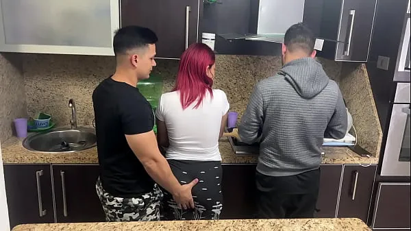 Big My Husband's Friend Grabs My Ass When I'm Cooking Next To My Husband Who Doesn't Know That His Friend Treats Me Like A Slut NTR top Clips