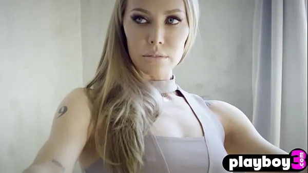 Sexy MILF Nicole Aniston exposed her hot body and put perfect ass in the first plan during posing for the Playboy