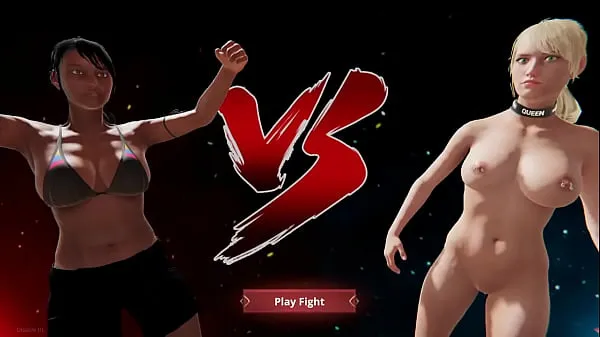 Big Dela vs Terra (Naked Fighter 3D top Clips