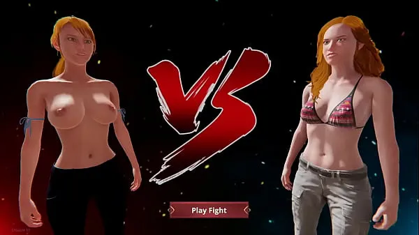 Stora Ginny vs. Chelci (Naked Fighter 3D toppklipp