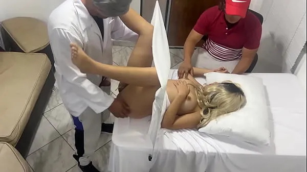 My Wife is Checked by the Gynecologist Doctor but I think He is Fucking Her Next to Me and my Wife likes it NTR jav Clip hàng đầu lớn