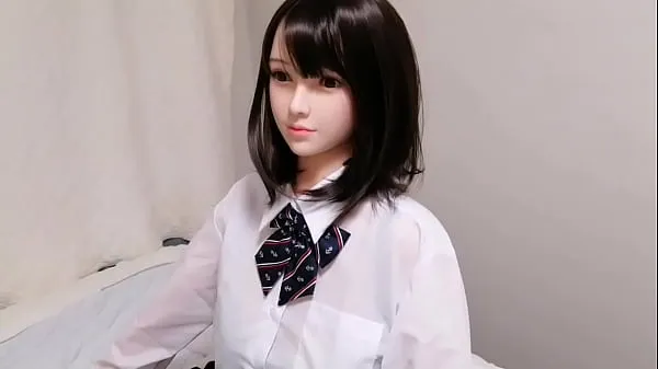 A cute big-breasted love doll cosplays as a student. Deep caress in bed and missionary position and titty fuck ejaculation/love doll/masturbation Klip teratas besar