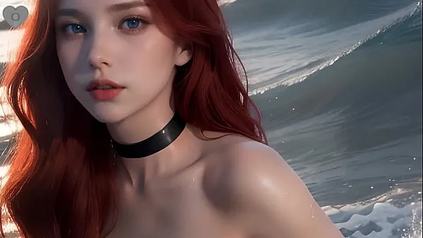 Beach Anime Episode] Red Succubus Waifu Got HUGE TITS Fuck Her BIG ASS On The Beach - Uncensored Hyper-Realistic Hentai Joi, With Auto Sounds, AI [PROMO VIDEO Klip teratas Besar