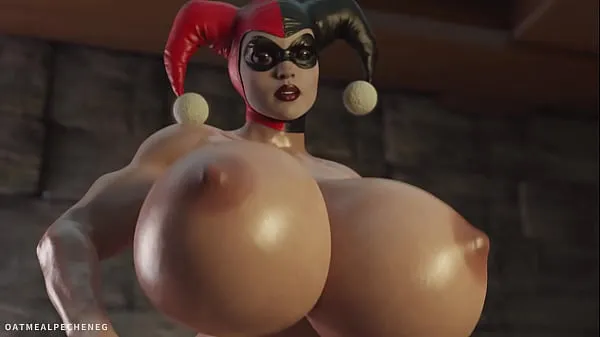 Big Harley Quinn assfucked with creampie top Clips