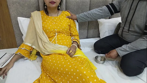 Big Desiaraabhabhi - Indian Desi having fun fucking with friend's mother, fingering her blonde pussy and sucking her tits top Clips