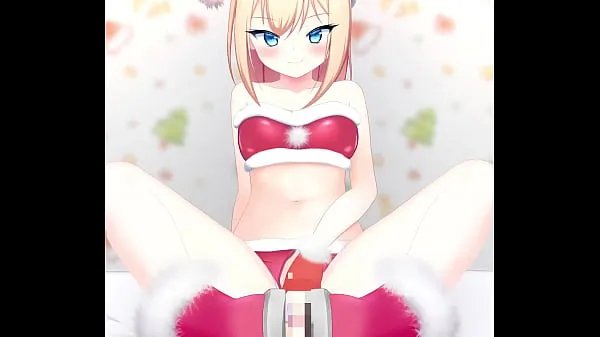 Große Merry Christmas! Cute Santa's footjob [Hentai AnimeTop-Clips