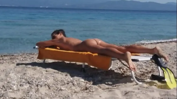 Veliki Drone exibitionism on Nudist beach najboljši posnetki