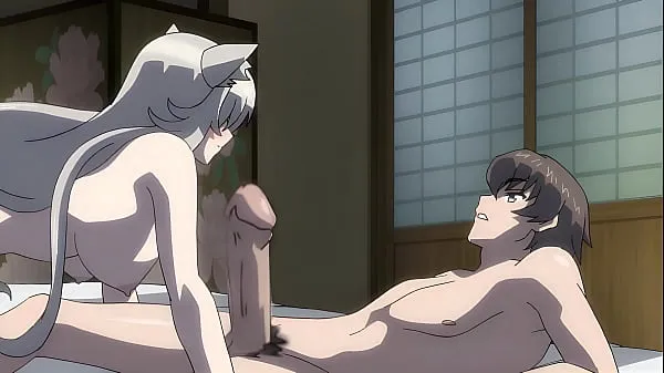 The kitsune satisfies her master [uncensored hentai English subtitles Klip teratas Besar