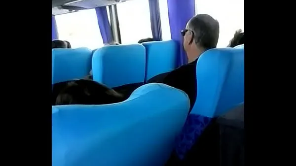 Big Grabbing cock in the bus top Clips