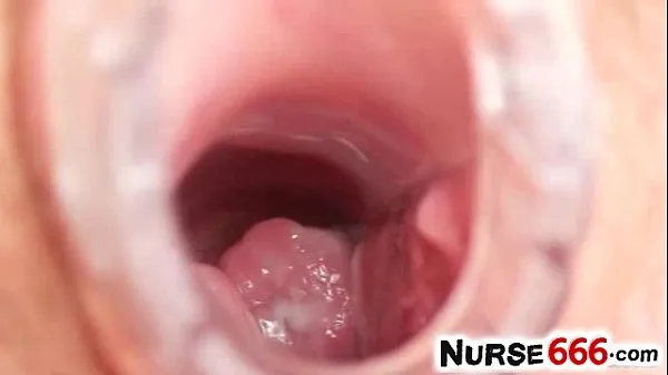Nagy Pussy close-ups of naugthy nurse Olga Barz legjobb klipek