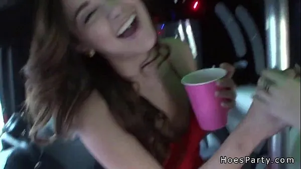 Nagy Sexy amateur fucking in party bus POV legjobb klipek